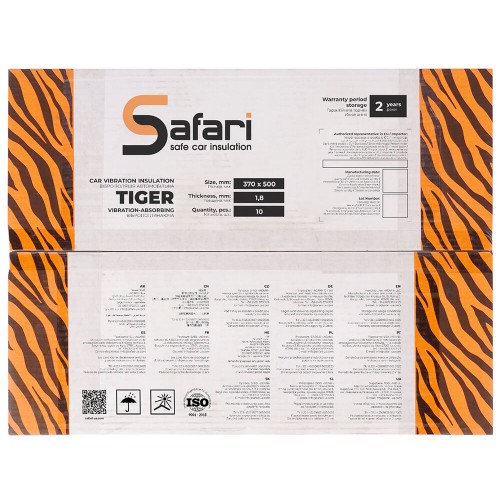 Aislamiento de vibraciones Safari Tiger 1.8 (370х500)