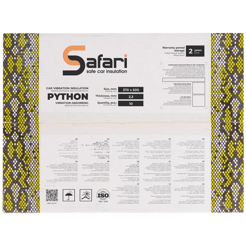 Isolamento de vibração Safari Python 2.3 Isolamento de vibração Safari Python 2.3